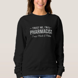 Camiseta Confie em Mim, Sou um Farmacêutico que Mistura Pla