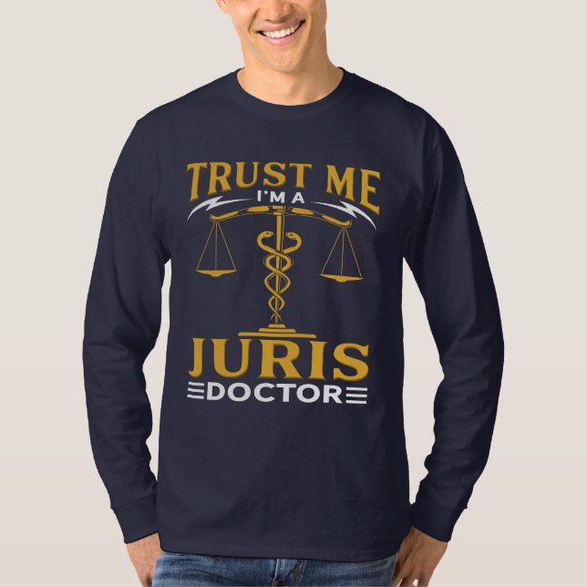 Camiseta Confie em mim, sou um médico de Juris (Frente)