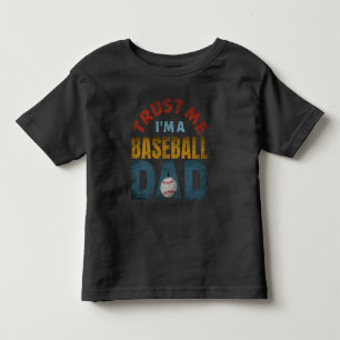 CAMISETA CONFIE EM MIM, SOU UM PAI DE BASEBALL