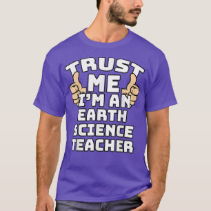 Camiseta Confie em mim, sou um professor de ciências da Ter
