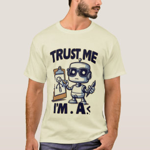 Camiseta Confie em mim, sou um S. Robot Design