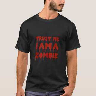 Camiseta Confie Em Mim Sou Um Zombie Cute Halloween Criança