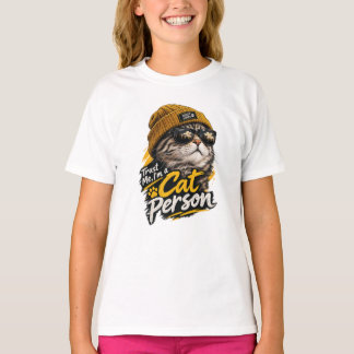 Camiseta Confie em Mim, Sou uma Pessoa de Gatos – Cool Cat