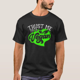 Camiseta Confie em mim, sou uma planta vegetariana, limpa,