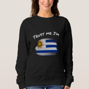 Camiseta Confie em mim sou uruguaio - Vintage Uruguai Flag 