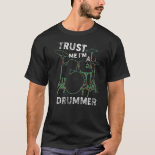 Camiseta Confie Em Mim Um Drummer Percussionista