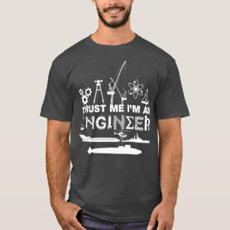 Camiseta Confie em mim um Engenheiro