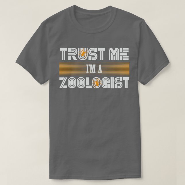 Camiseta Confie Em Mim Um Presente De Zoologia Funny Zoolog (Frente do Design)