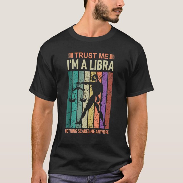 Camiseta Confie Em Mim Uma Astrologia Libra (Frente)