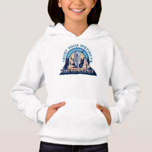 Camiseta Confie em Seus Instintos Lobo Ártico