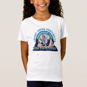 Camiseta Confie em seus instintos, Lobo Ártico