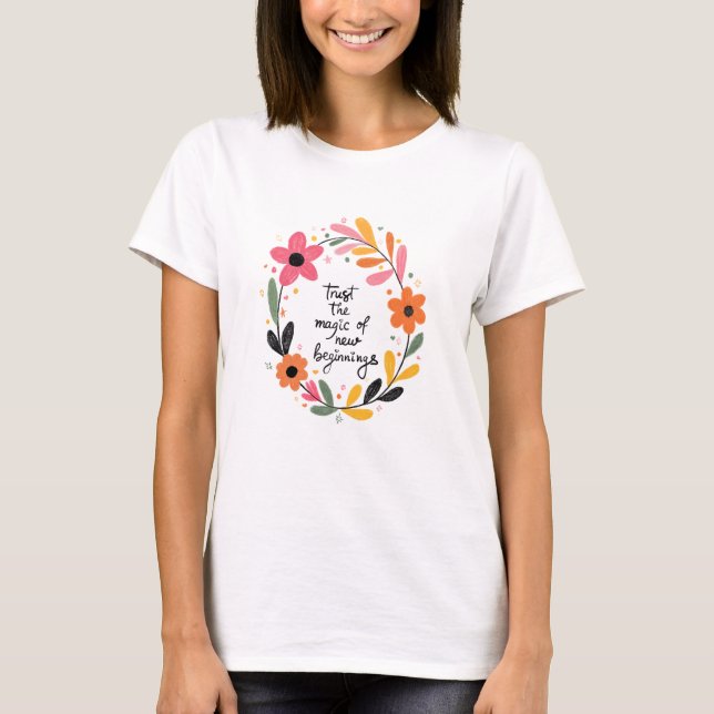 Camiseta Confie na magia  (Frente)