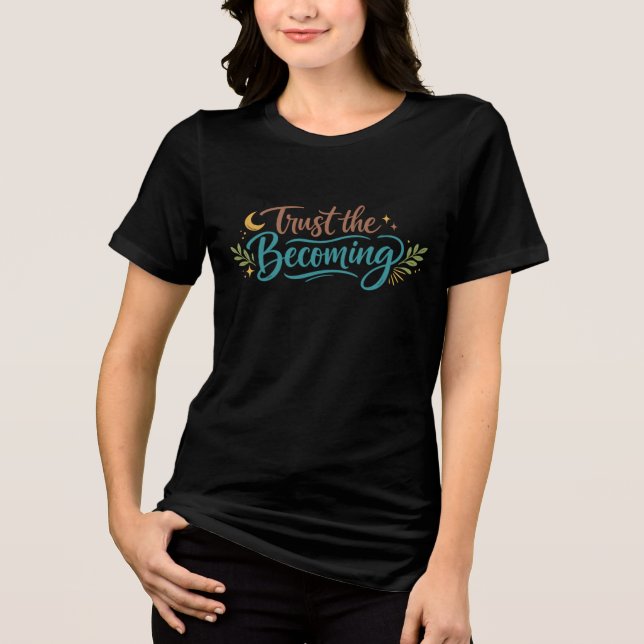 Camiseta Confie no Devir - Citação motivacional  (Frente)