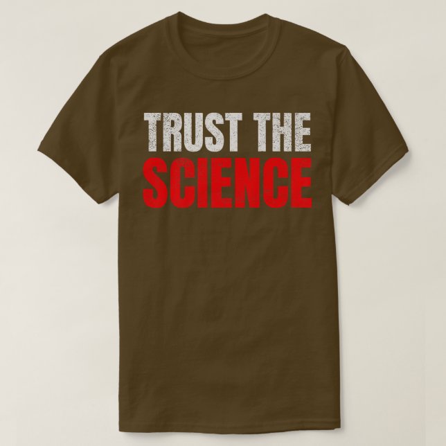 Camiseta Confie no Prêmio de Ciência (Frente do Design)
