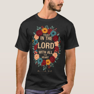 Camiseta Confie No Senhor Com Todo O Coração Provérbios 3_5