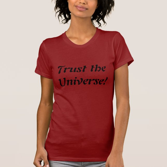 Camiseta Confie o universo! (Frente)