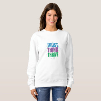 Camiseta Confie Pense Prospere – Design de Citação Motivaci