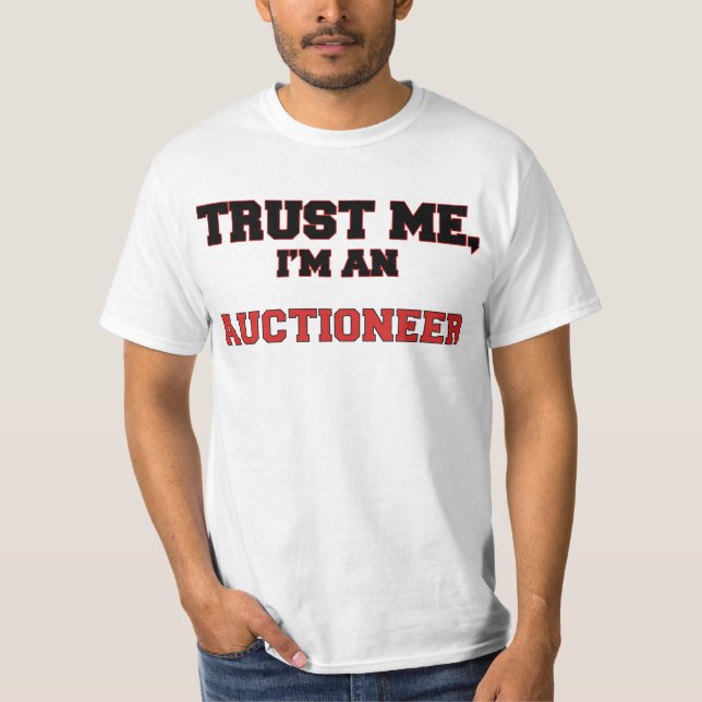 Camiseta Confie que eu mim é meu leiloeiro (Frente)
