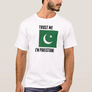 Camiseta Confie que eu mim é paquistanês