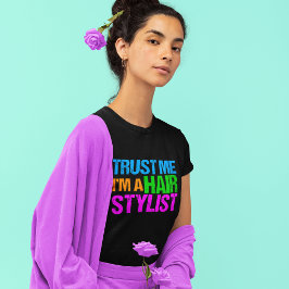 Camiseta Confie que eu mim é um cabeleireiro