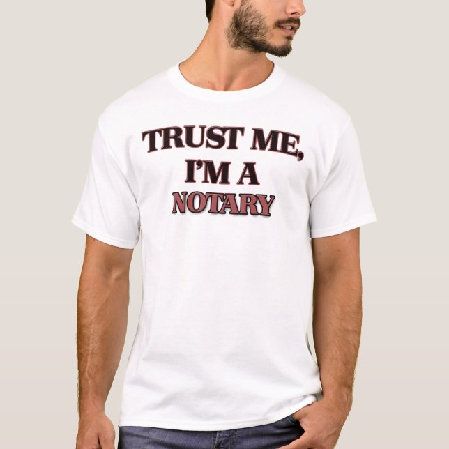Camiseta Confie que eu mim é UM NOTÁRIO (Frente)