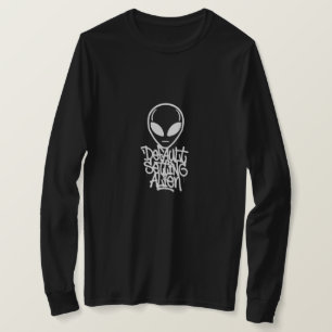 Camiseta Configuração Padrão Alien (Estilo 2 Preto)