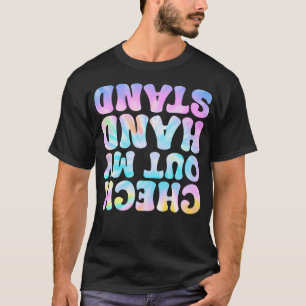 Camiseta Confira Meu Handstand Ginástica Divertida Ginasta