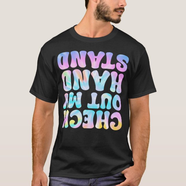 Camiseta Confira Meu Handstand Ginástica Divertida Ginasta (Frente)