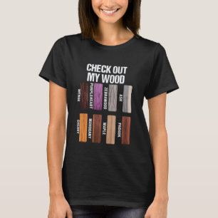 Camiseta Confira Meu Trabalho de Marcenaria Carpintaria