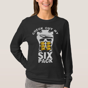 Camiseta Confira Meu Treino de Six Pack Para Homens Mulhere
