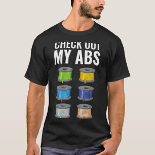 Camiseta Confira Meus Abs Engraçado Impressão 3D