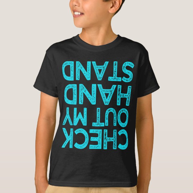 Camiseta Confira meus caras de ginástica engraçados (Frente)