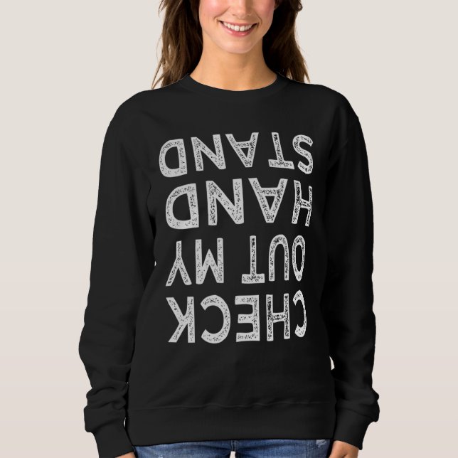Camiseta Confira Minha Ginástica de Parada de Mãos (Frente)