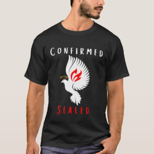 Camiseta Confirmação Católica Confirmada Espírito Santo Sel