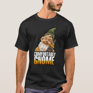 Camiseta Confortavelmente gnomo