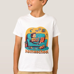 Camiseta Conforto da escola doméstica