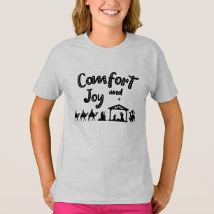 Camiseta Conforto E Alegria Natal Cristão
