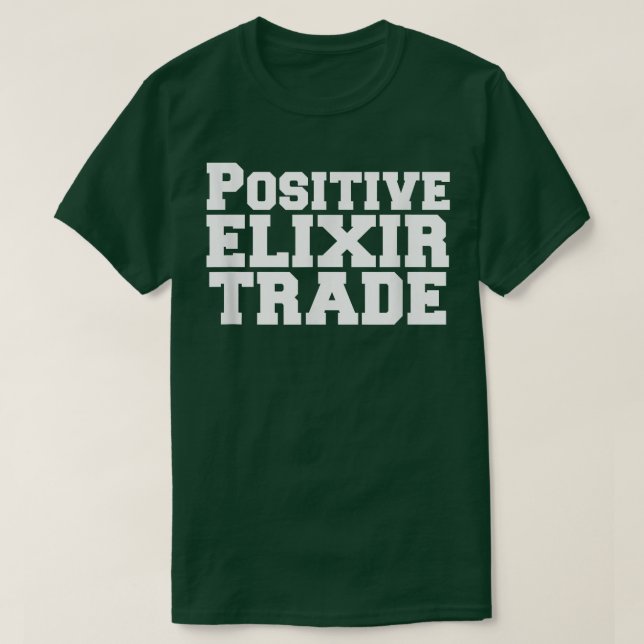 Camiseta Confronto Com O Comércio Positivo De Eliir 439 (Frente do Design)