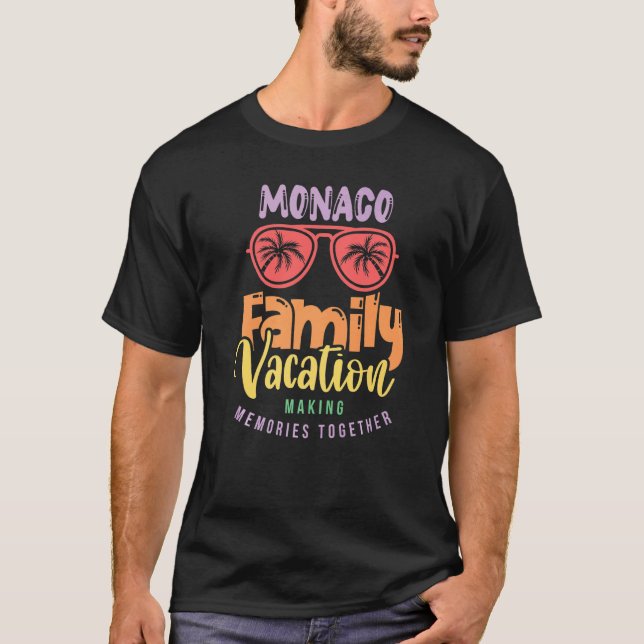 Camiseta Confronto de Férias da Família Mônaco (Frente)