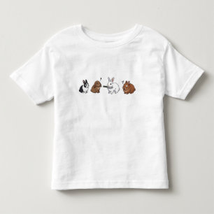 Camiseta Confronto do Coelho Engraçado