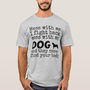 Camiseta Confusão com meu T engraçado do CÃO