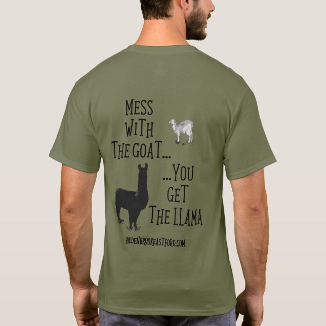 Camiseta Confusão com o T de Men't das cabras (Verso)
