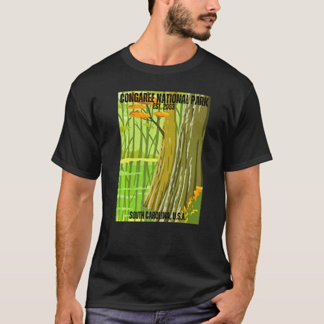 Camiseta Congaree National Park South Carolina State Souven (Frente)