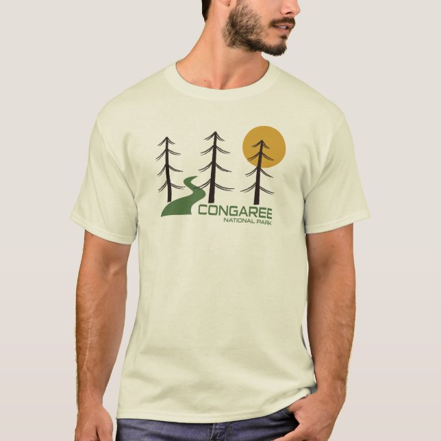 Camiseta Congaree National Park Trail (Frente)