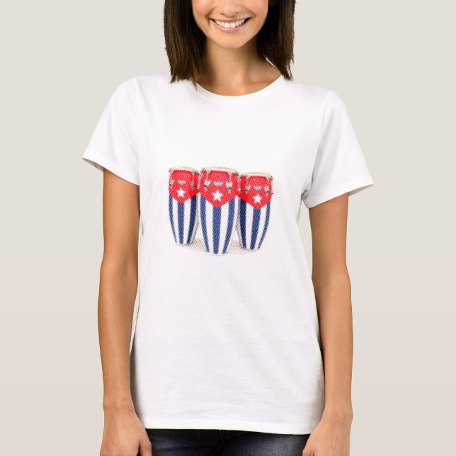 Camiseta Congas cubanos (Frente)