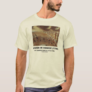 Camiseta Congelada em Veneza (1708) por Gabriele Bella