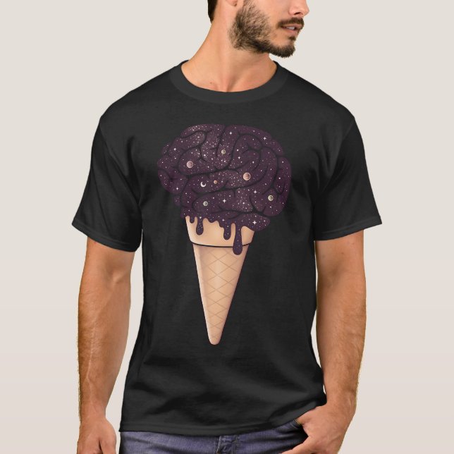 Camiseta Congelamento cerebral (Frente)