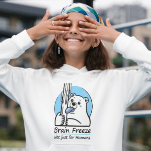 Camiseta Congelamento cerebral Não apenas para humanos