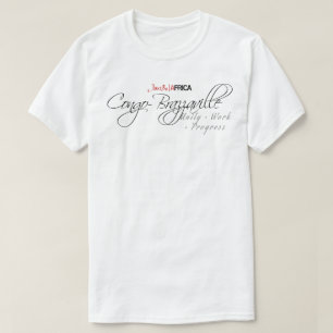 Camiseta Congo-Brazzaville lustrosa - luz