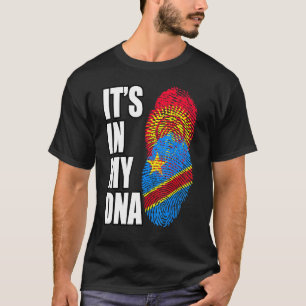 Camiseta Congolês Democrático E Quirguistão Mix Dna Herit